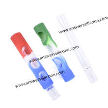 Reusable Soft SiliconeRubber Sleeve for Small Perfume Bottle